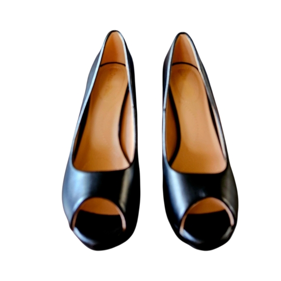 DREAM PAIRS Women's New In Box City-OT Black Open Toe High Heel Shoes Size 8.5 M - Picture 2 of 16